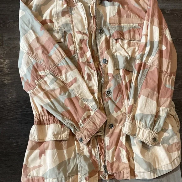 Free People Camo Utility Jacket US L - Picture 4 of 9